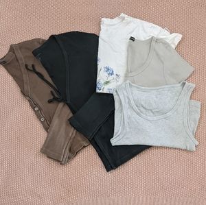 Brandy Melville Bundle 5 tops